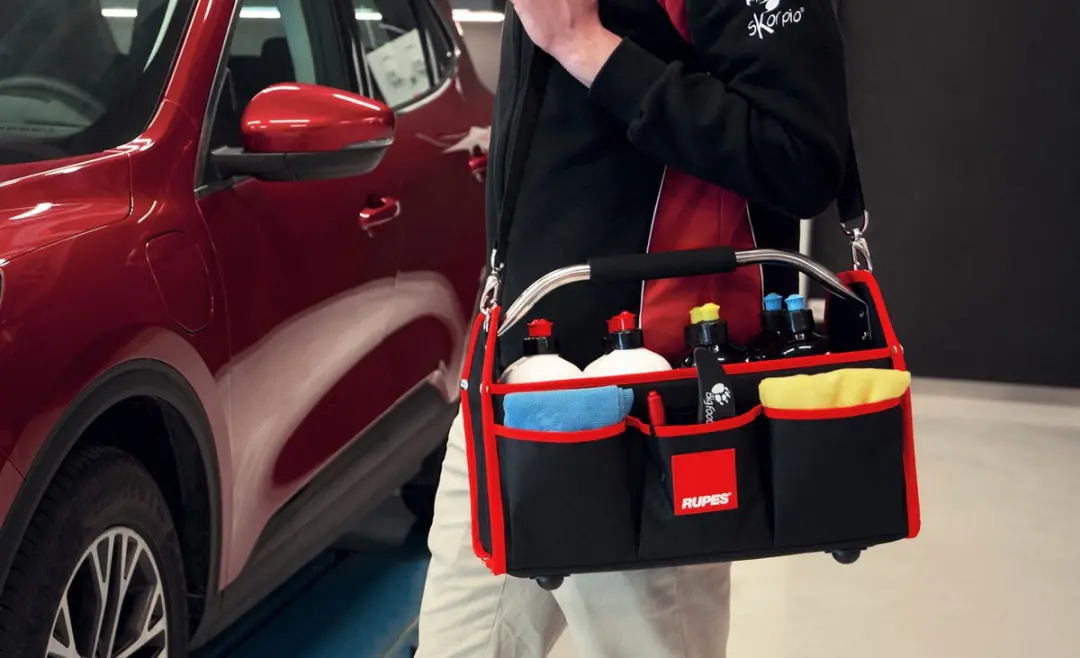 Rupes Bottle Carrier Auto Detailing Kit