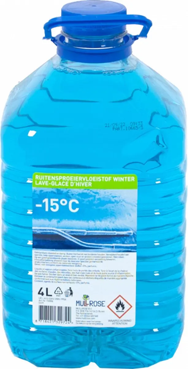 Mullrose Ruitenvloeistof Winter 5 liter