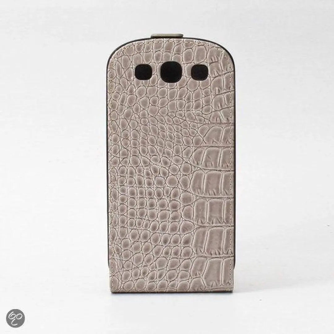 GUESS Samsung Galaxy S3 Hoesje - Beige - Kunstleer
