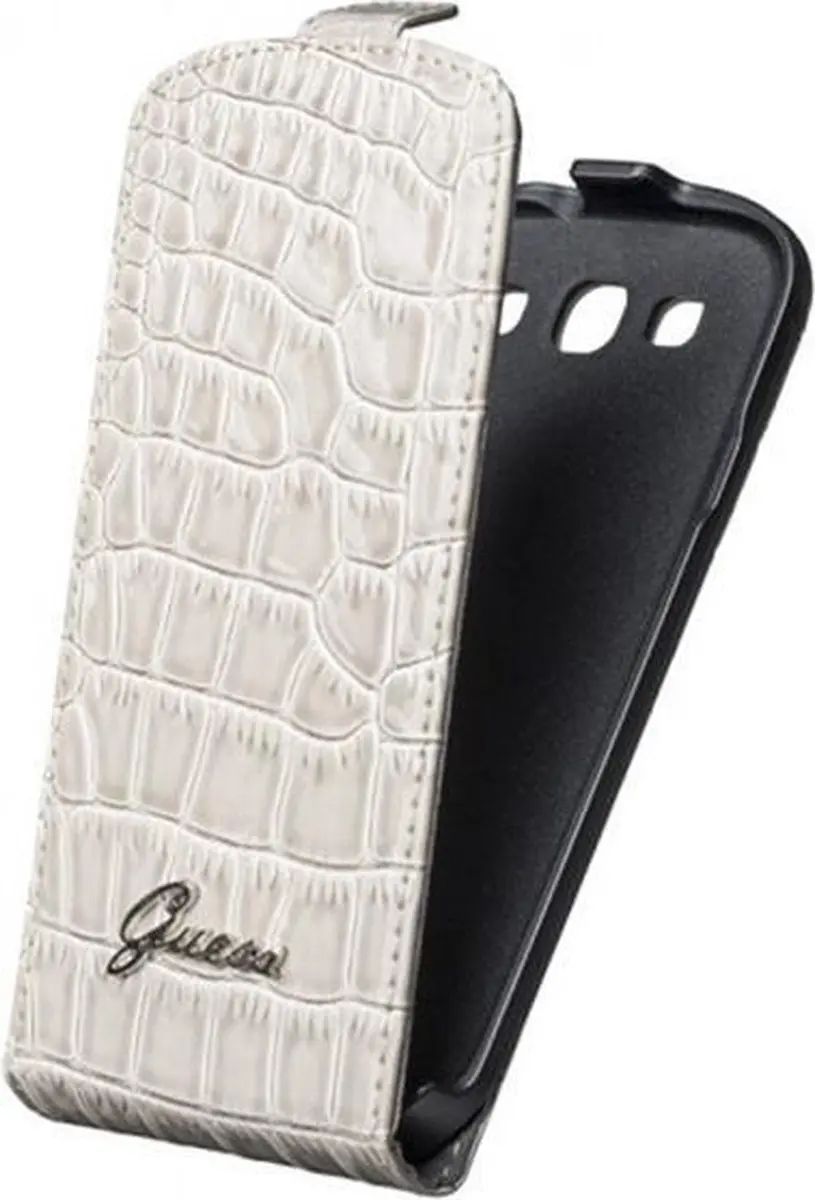 GUESS Samsung Galaxy S3 Hoesje - Beige - Kunstleer