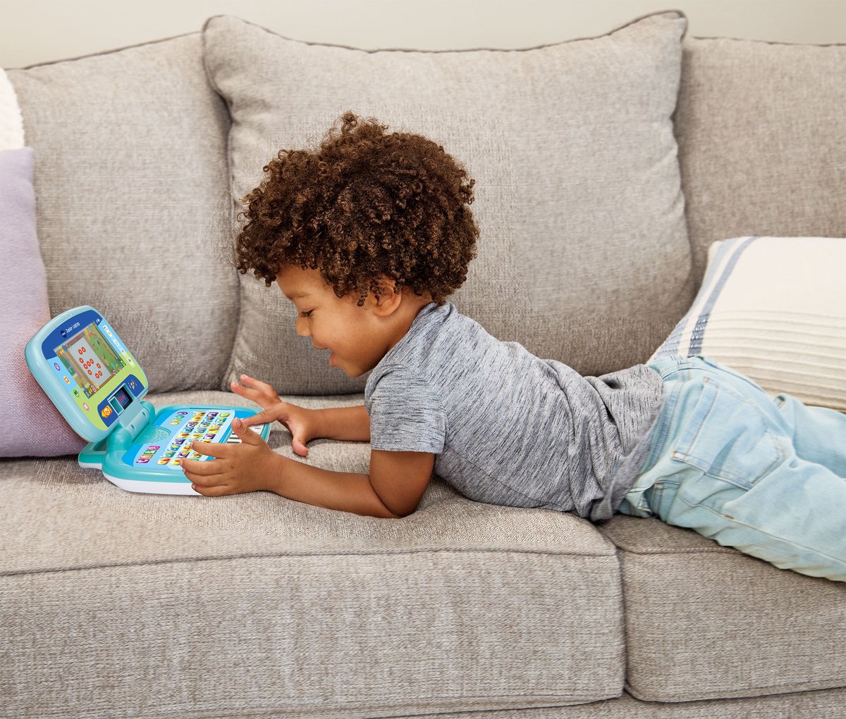 VTech educatieve junior laptop voor kinderen - kleurrijk speelgoed.