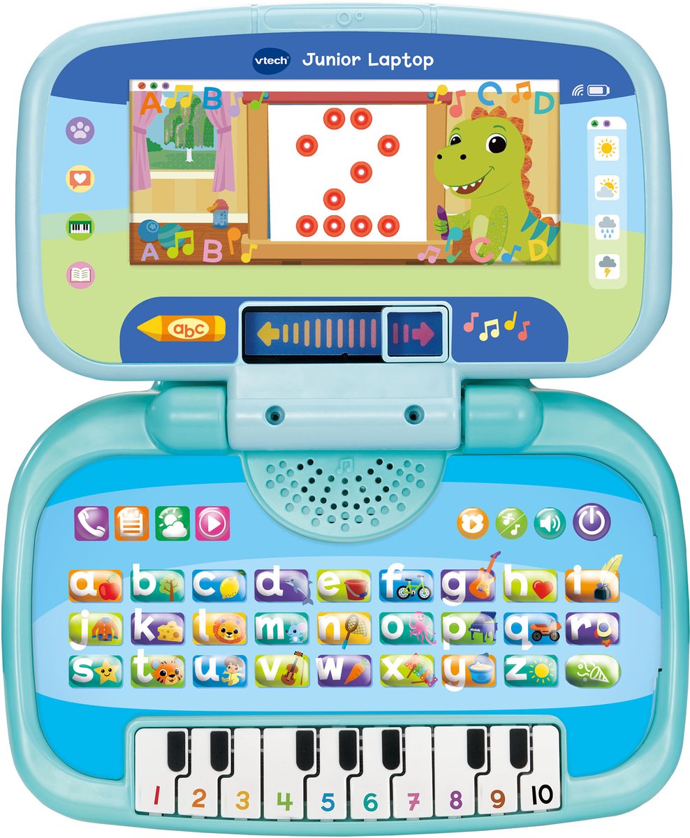 VTech educatieve junior laptop voor kinderen - kleurrijk speelgoed.