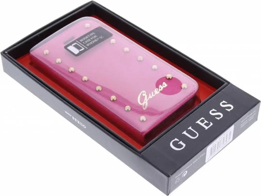 Guess Studded Collection iPhone 5C Hoesje - Roze