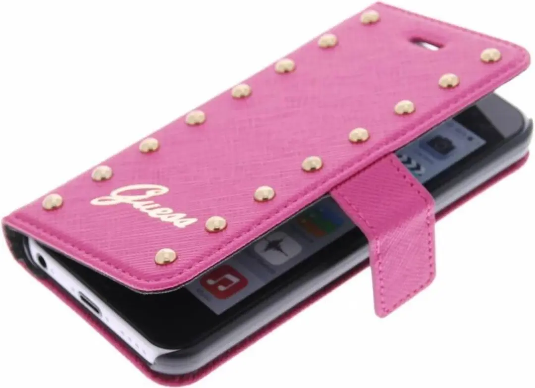 Guess Studded Collection iPhone 5C Hoesje - Roze