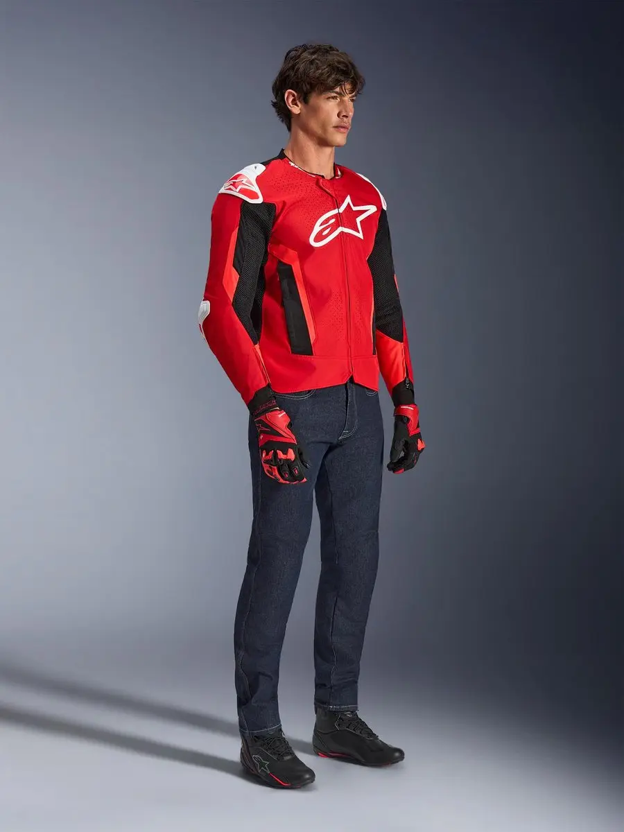 Alpinestars T-GP Air Motorjas - 2XL - Zwart/Rood