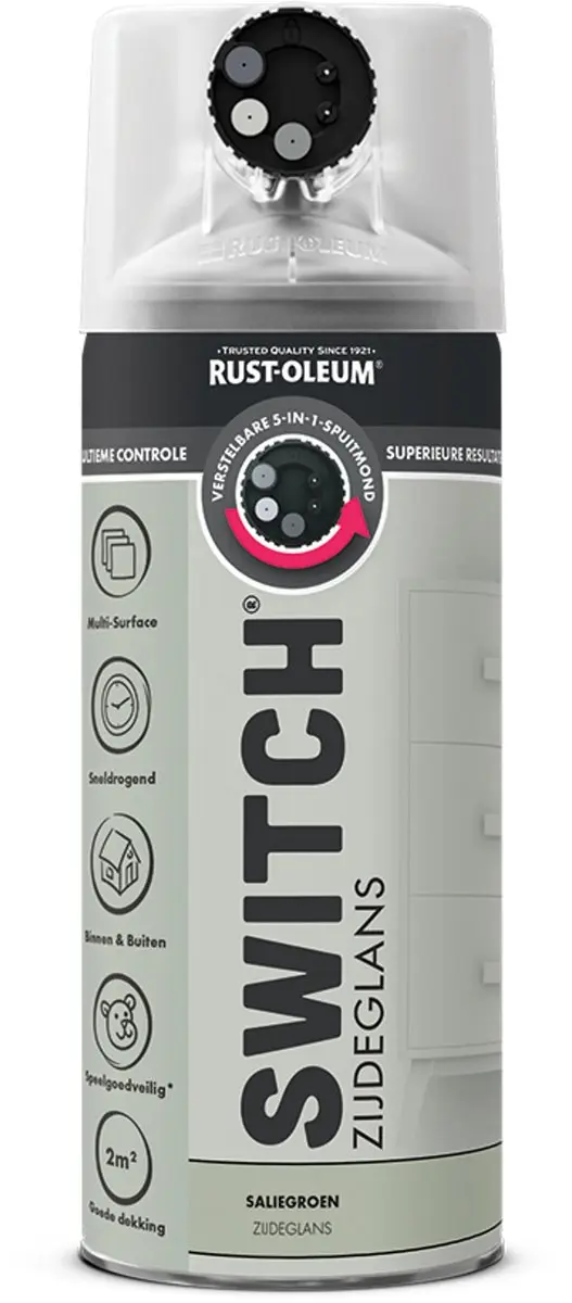 Rust-Oleum Switch Spuitbus Verf Zijdeglans 400ml