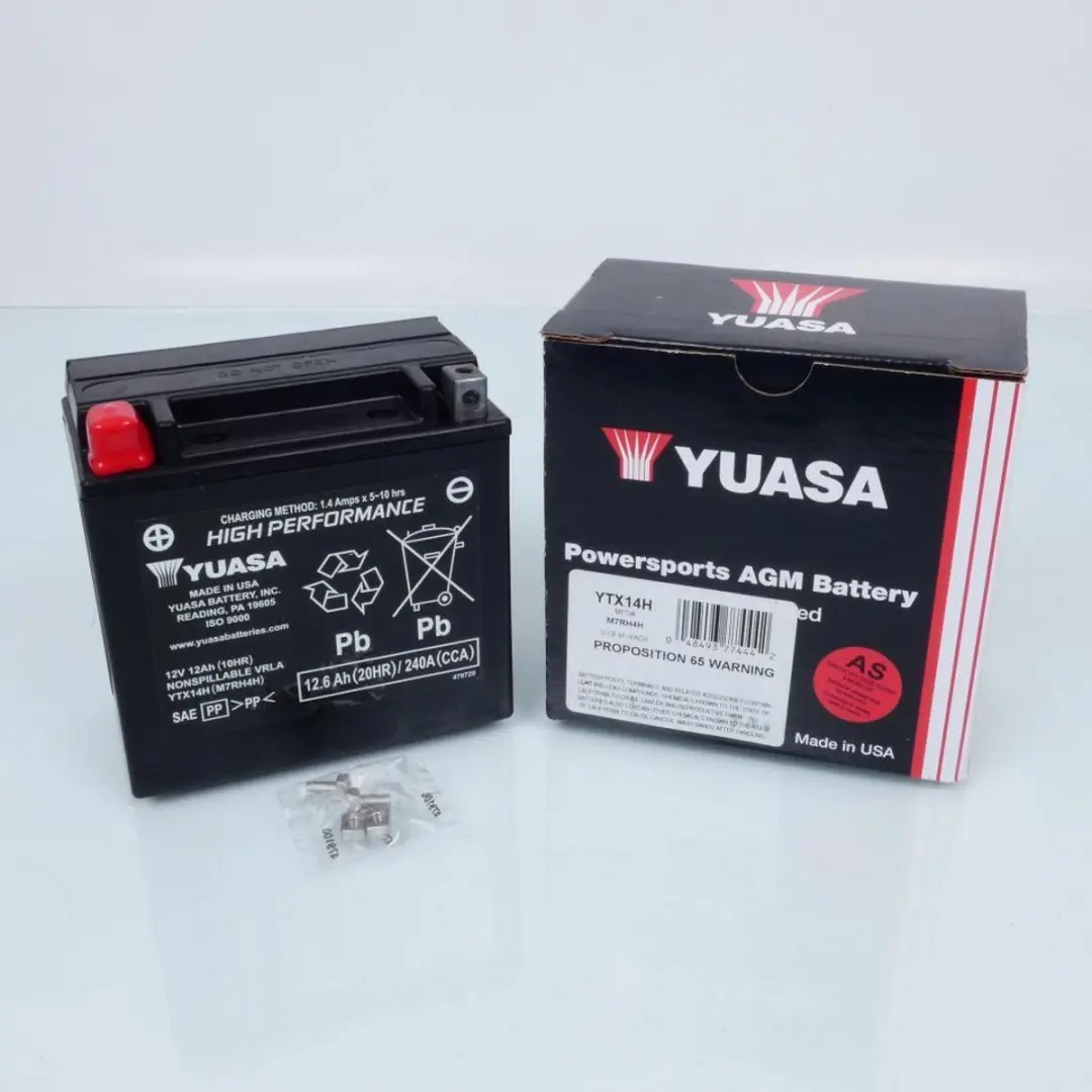 Yuasa YTX14H-BS Accu - 12V 12,6Ah