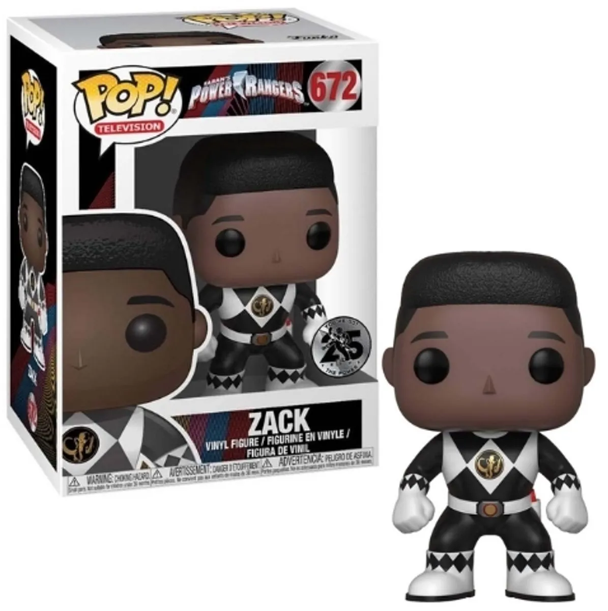 Funko Pop! Power Rangers Zack 25th Anniversary #672