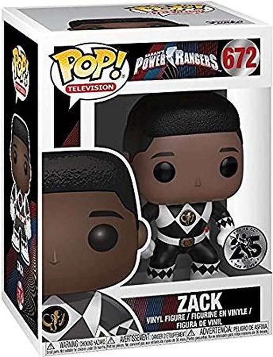 Funko Pop! Power Rangers Zack 25th Anniversary #672 - Multi