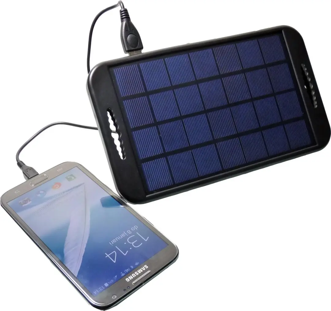 Powerplus Camel Zonne-lader 3W - 2x USB - Zwart