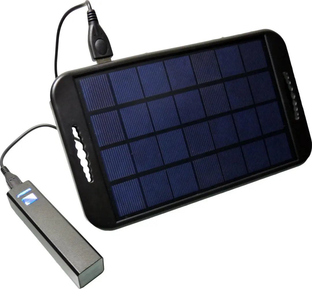 Powerplus Camel Zonne-lader 3W - 2x USB - Zwart