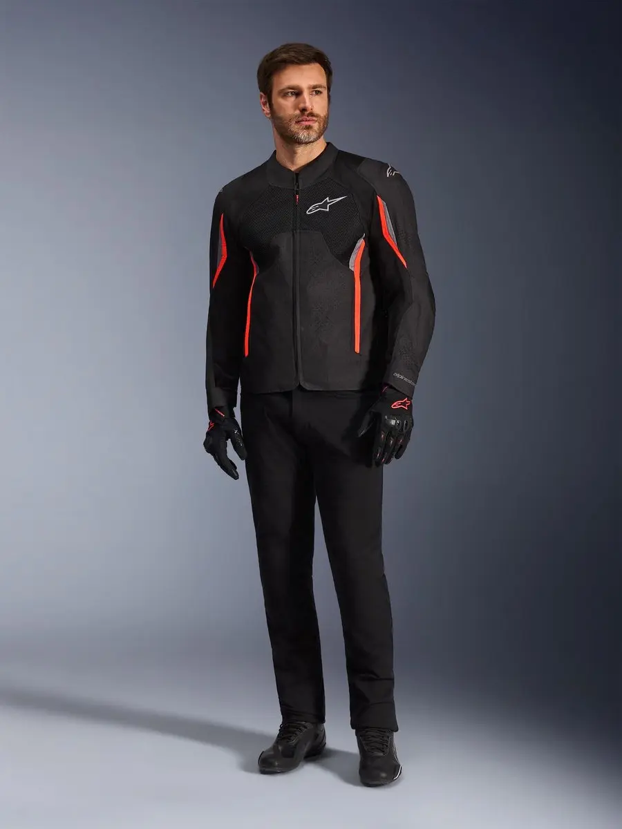Alpinestars AST V3 Air Textieljas - Zwart/grijs/rood 3XL - afbeelding 6 van 6