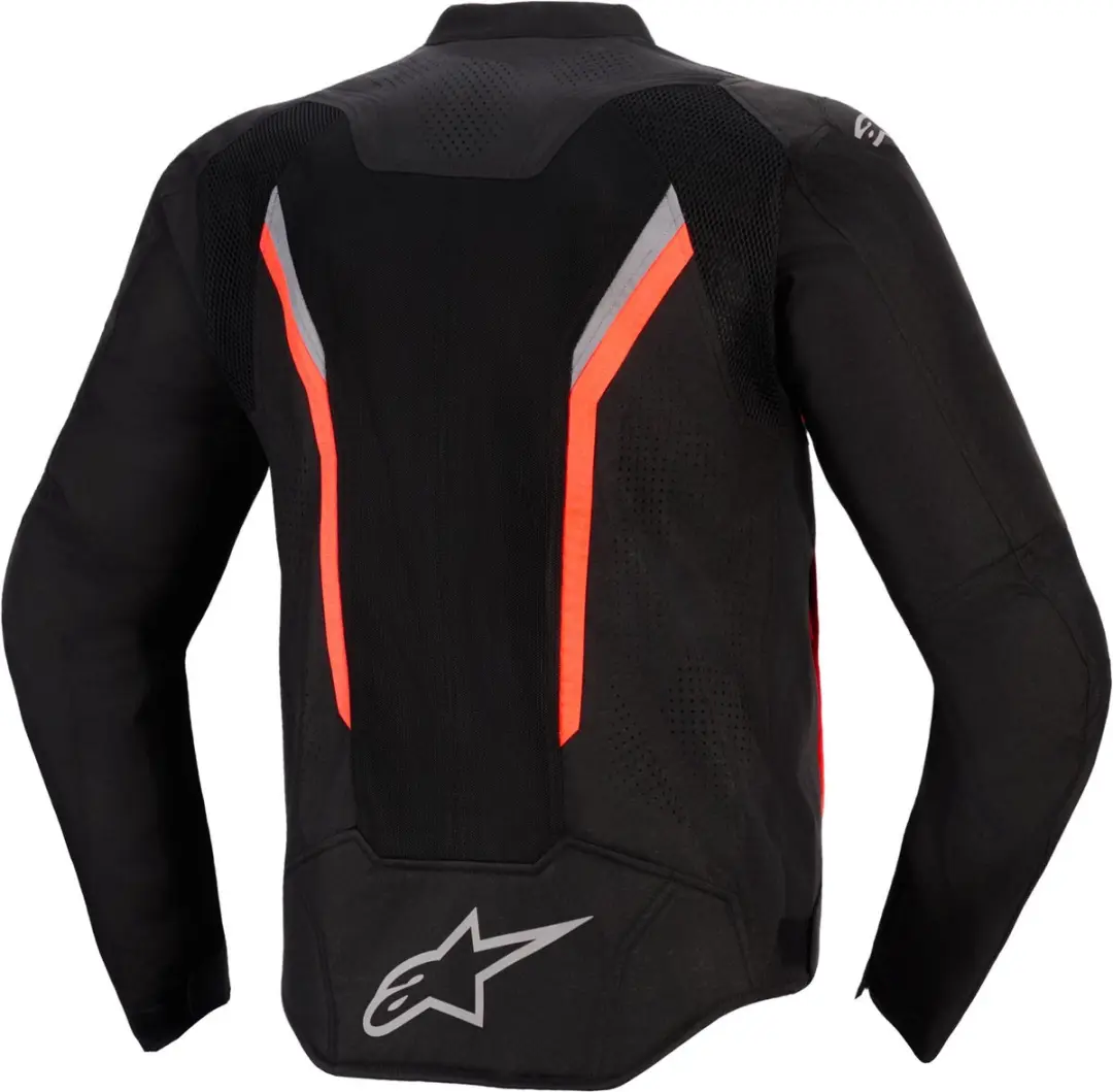 Alpinestars AST V3 Air Textieljas - Zwart/grijs/rood 3XL