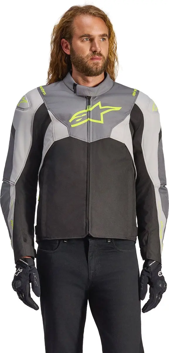 Alpinestars T-Jaws V4 Motorjas - Zwart/Wit - XL
