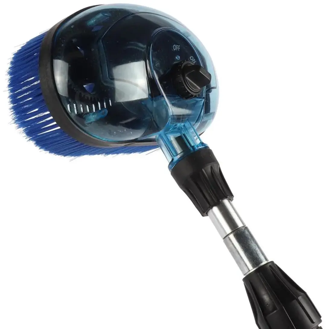 Talen Tools Roterende Wasborstel 22cm - Blauw/Zwart