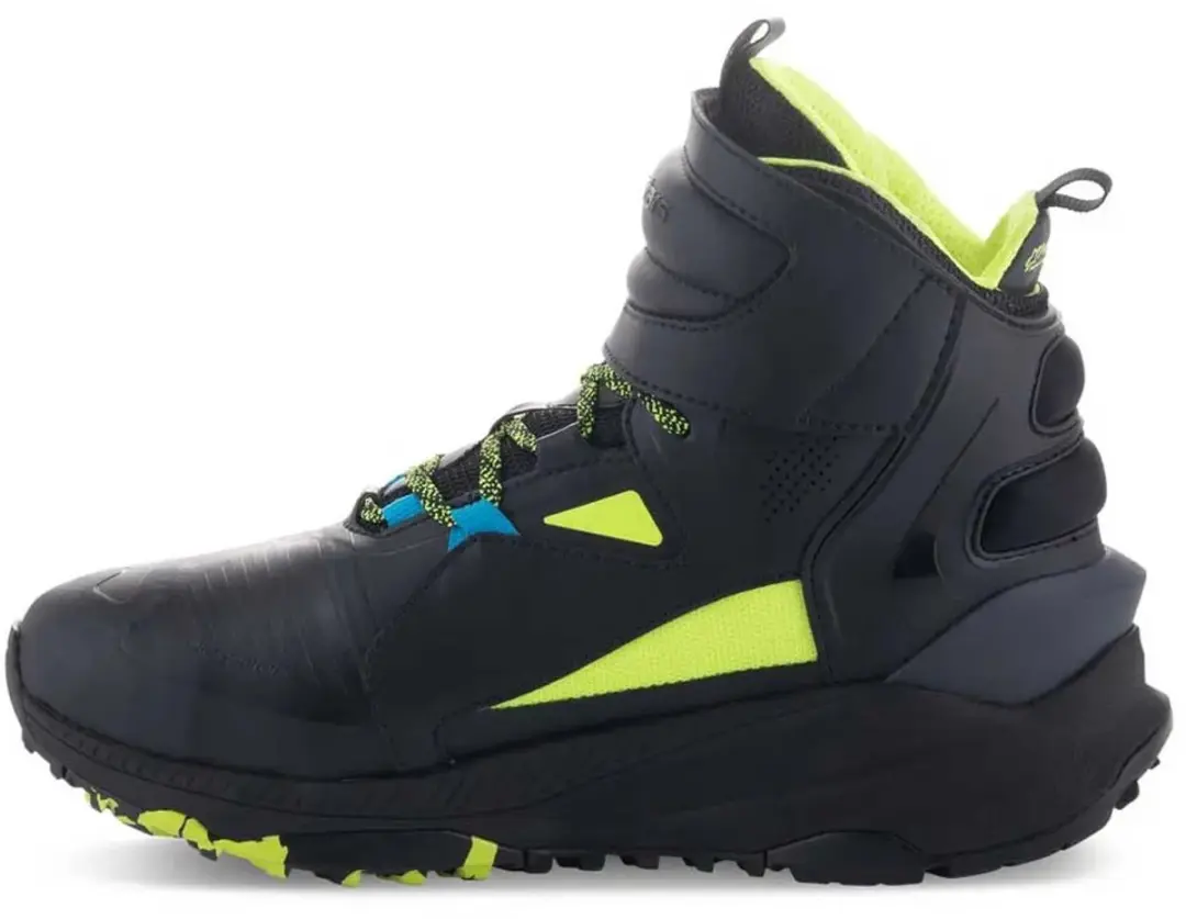 Alpinestars Speedstreet Motorschoenen - Zwart/Limoen/Blauw - 45/46