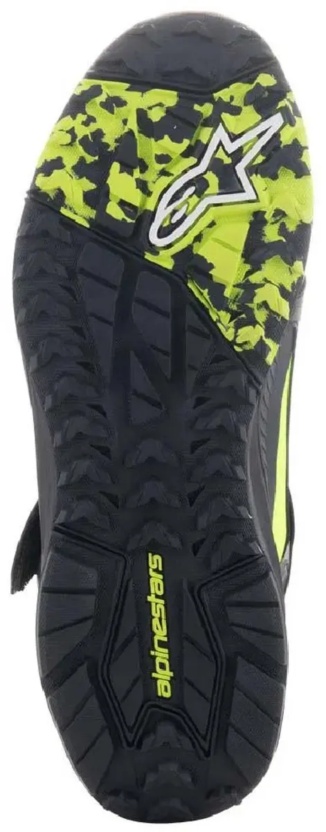 Alpinestars Speedstreet Motorschoenen - Zwart/Limoen/Blauw - 45/46