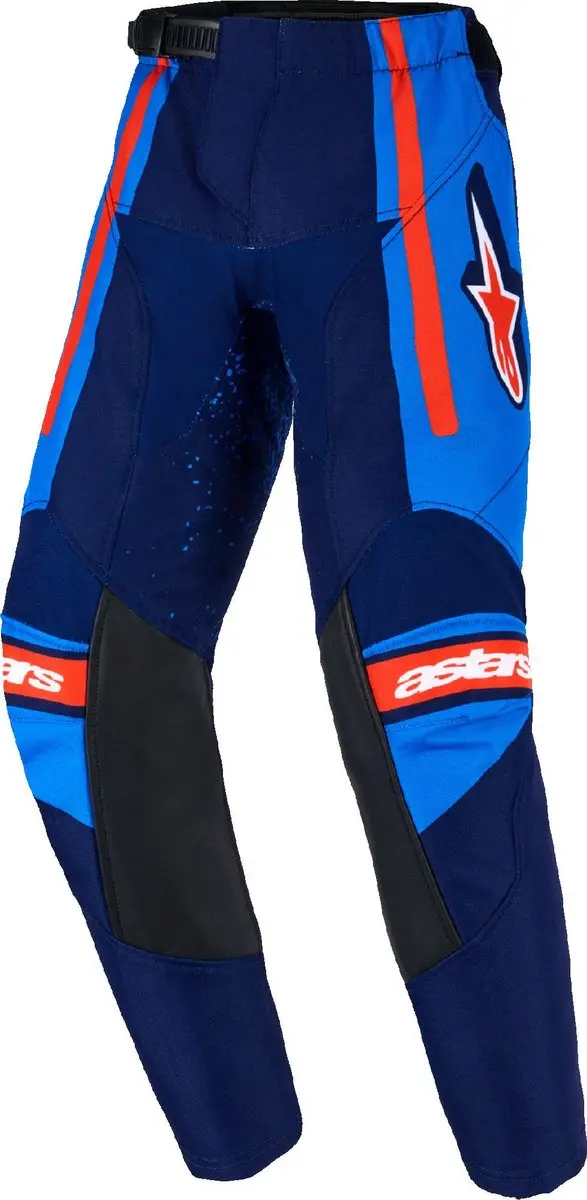 Alpinestars Racer Nomur Motorcrossbroek - 18 - Blauw/Neon Geel