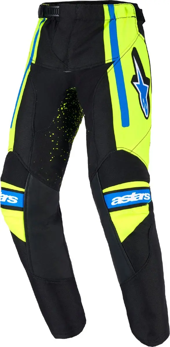 Alpinestars Racer Nomur Motorcrossbroek - 18 - Blauw/Neon Geel