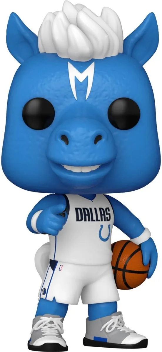 Funko Dallas Mavericks Champ POP! Vinyl Figure - NBA Mascot 9cm - Multicolor - afbeelding 4 van 6