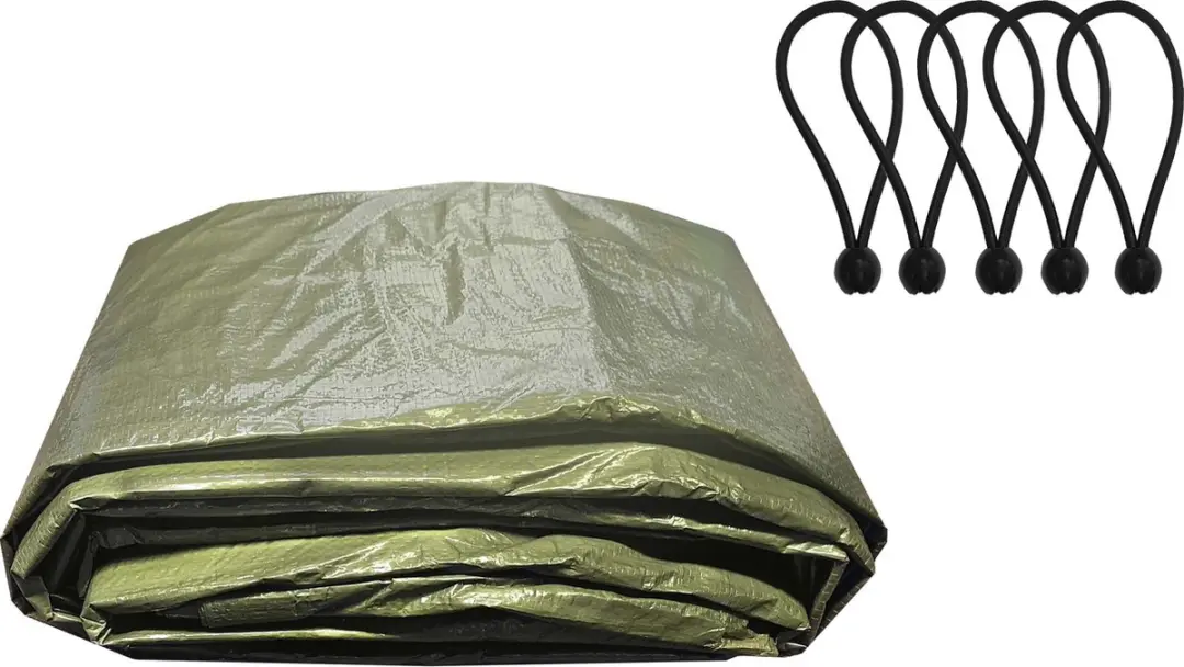 Kortpack Afdekzeil 2x3m Olijfgroen