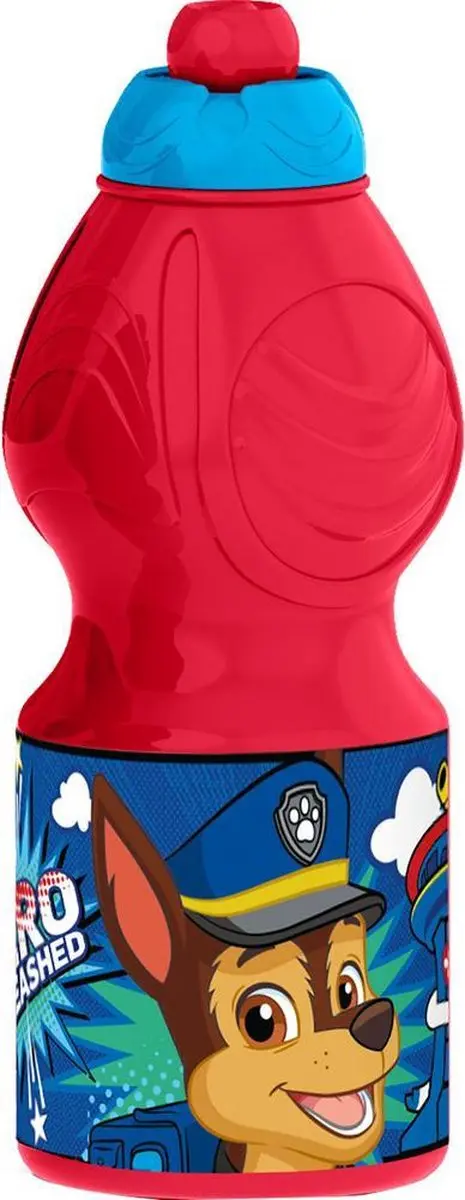 PAW Patrol Waterfles 400ml - Rood