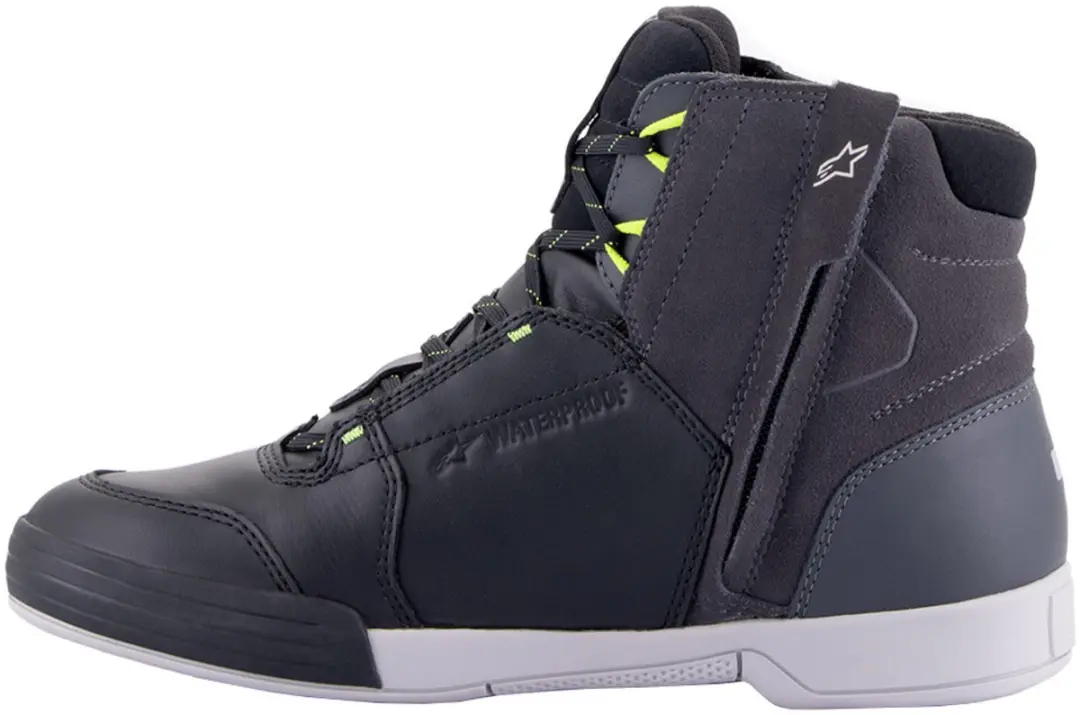 Alpinestars Chrome Drystar Schoenen - US 9 - Donkergrijs/Geel/Fluo