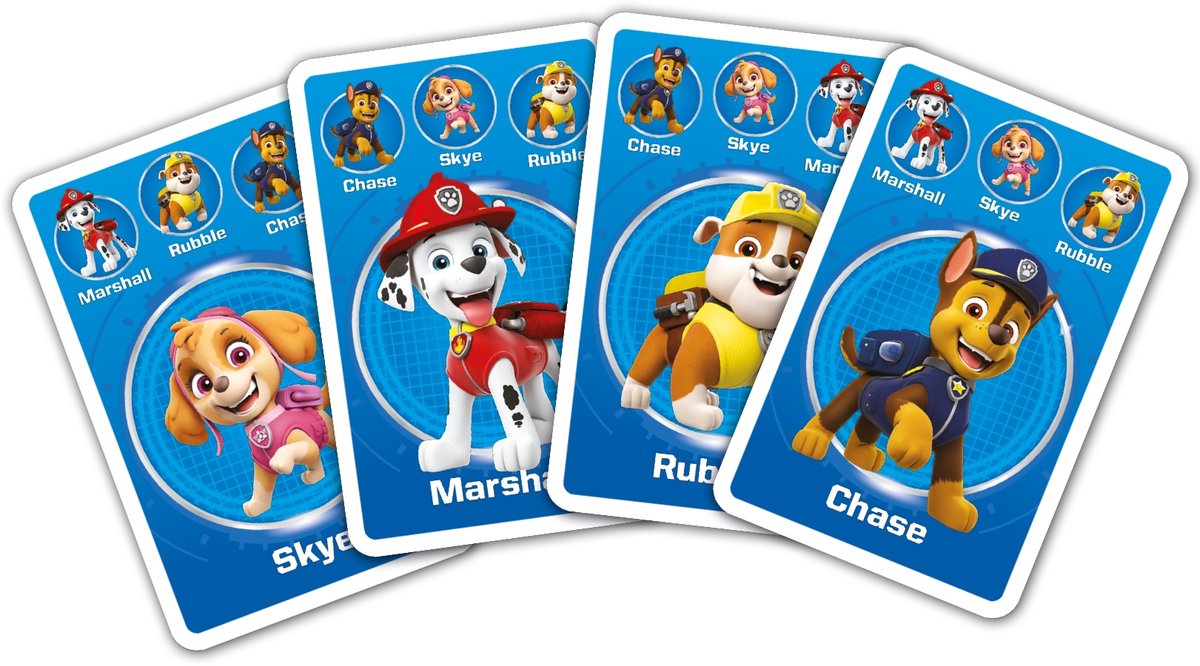 Tactic PAW Patrol Kwartet – Kaartspel – Kinderspel – Vanaf 4 jaar – 2-4 spelers