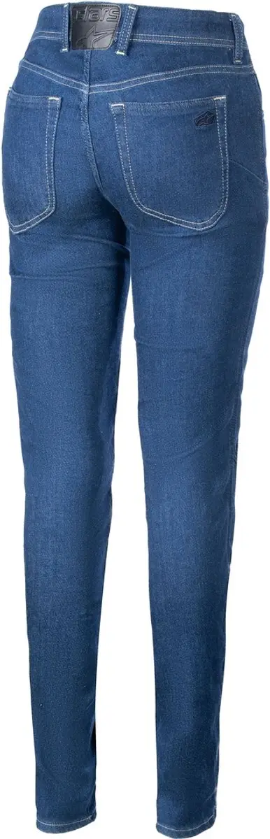 Alpinestars Daisy V3 Dames Motorfietsjeans - Blauw 30