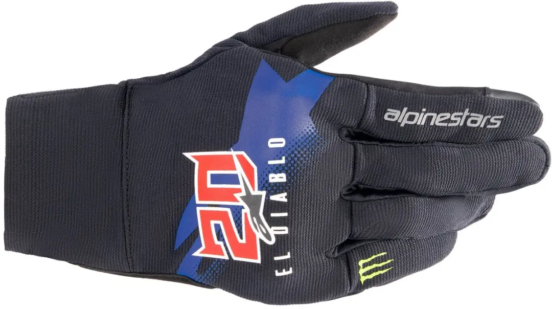 Alpinestars FQ20 Reef Monster Handschoen - Zwart/Blauw/Groen/Rood - 2XL