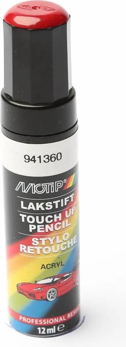 Motip 941360 Auto Lakstift Rood 12ml