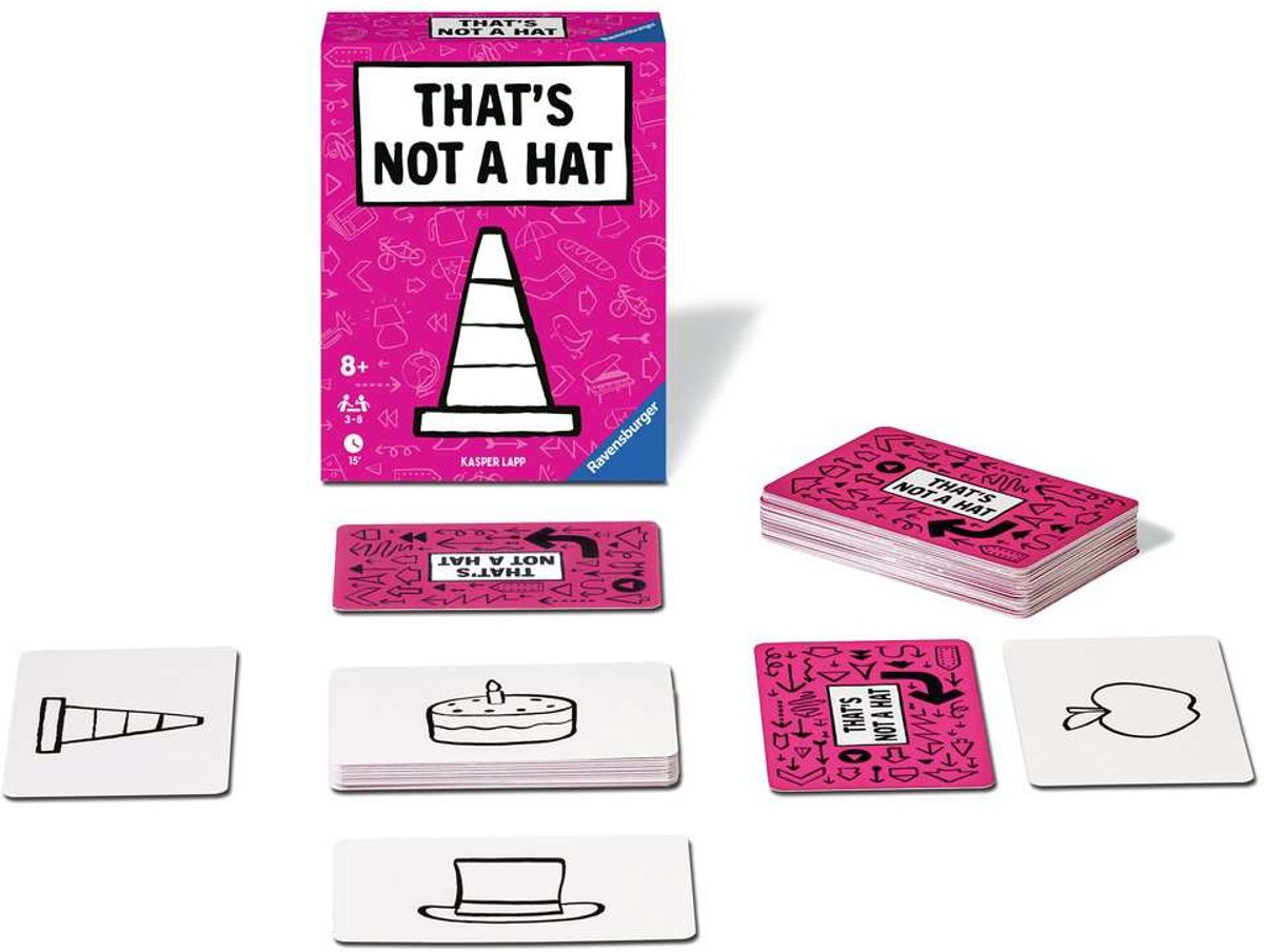 Ravensburger – That's Not a Hat - Bluffend Kaartspel voor Familie en Vrienden