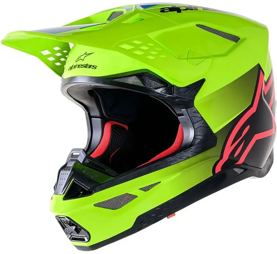 Alpinestars Supertech S-M10 Unite Helm - Maat M - Geel