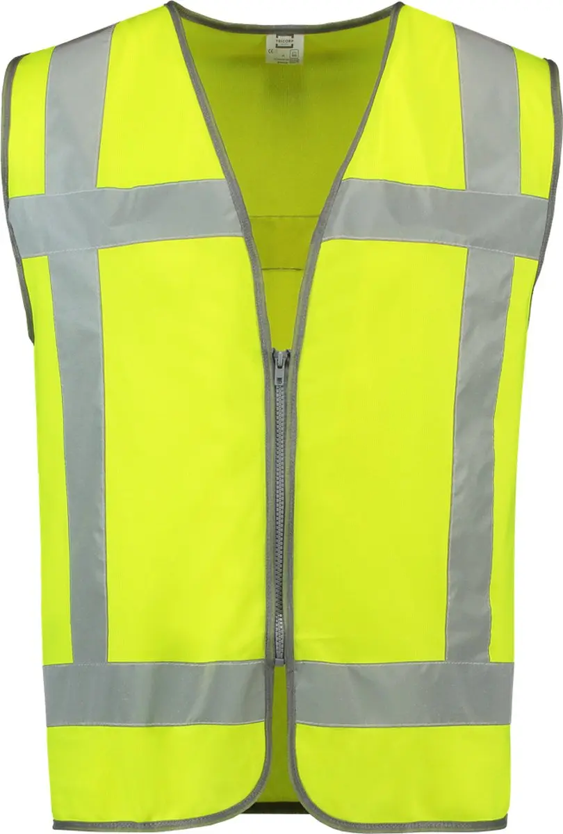 Tricorp Veiligheidsvest RWS Rits 453019 - Fluo Geel - XS/S - afbeelding 6 van 6