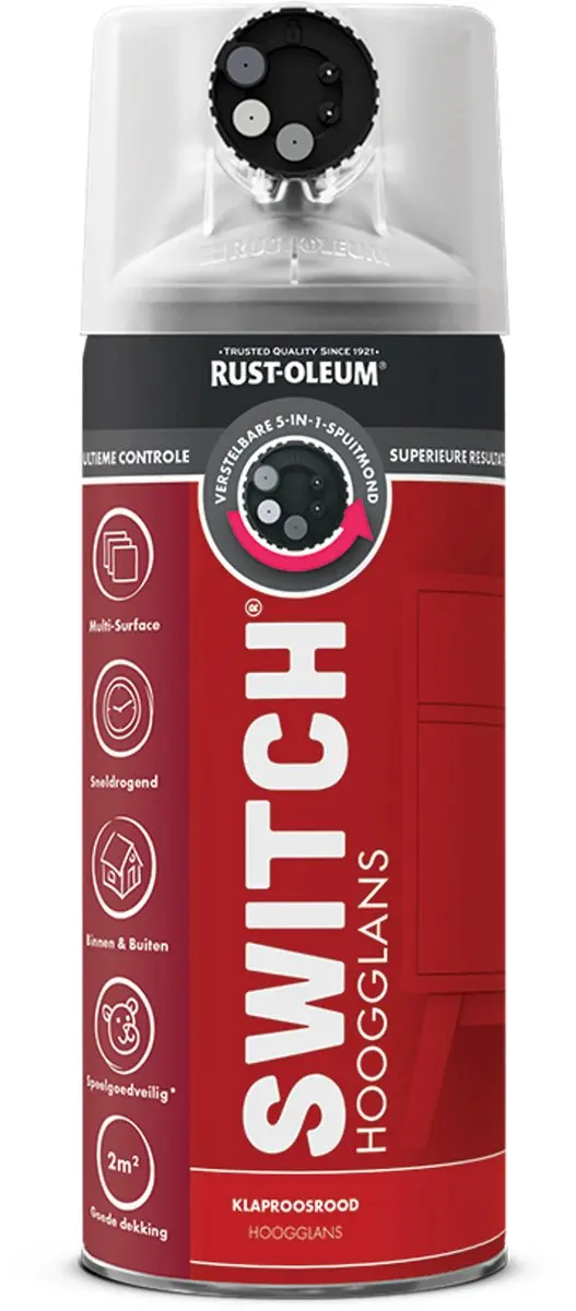 Rust-Oleum Switch Spuitbus Verf Hoogglans 400ml