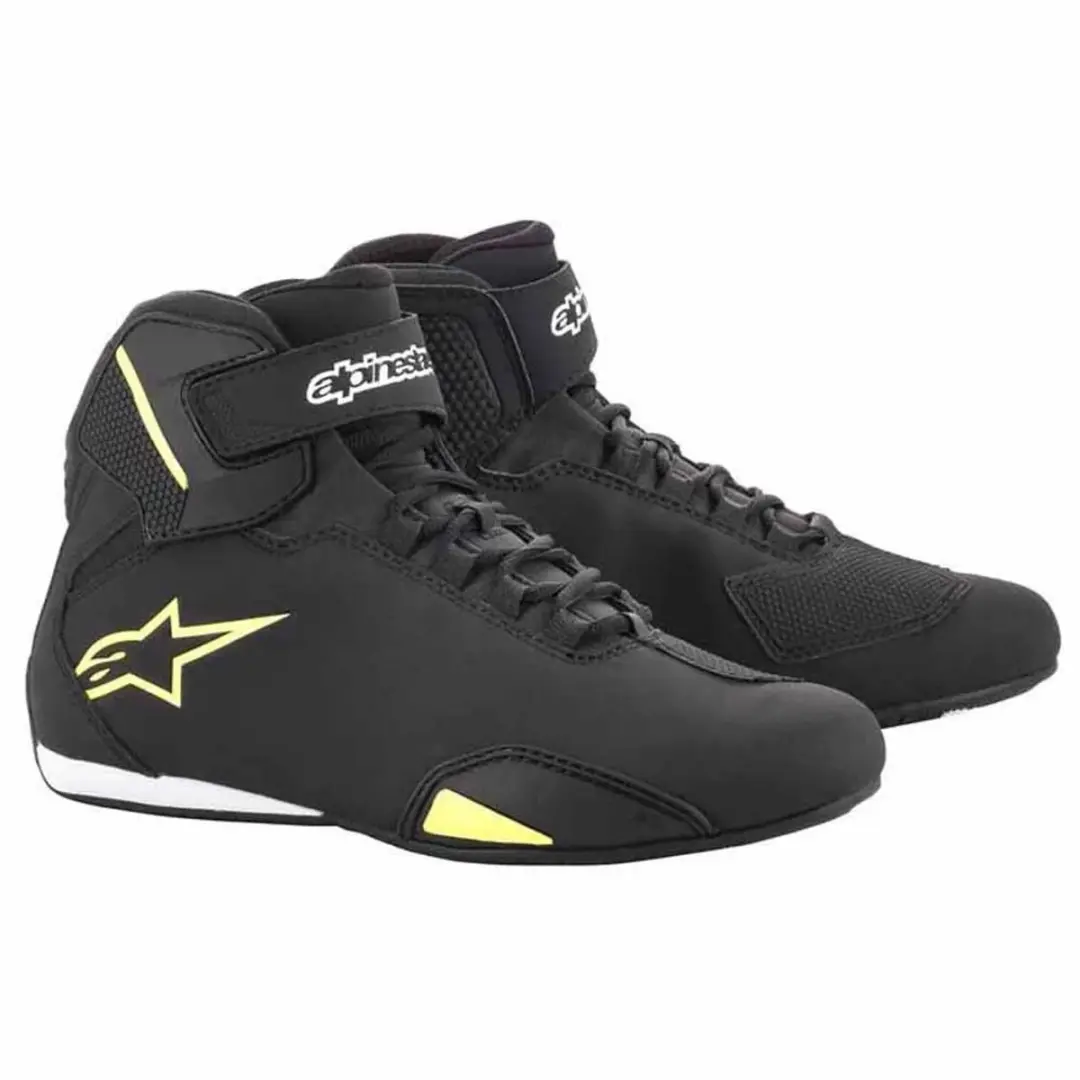 Alpinestars Sektor Schoenen - US 6 - Zwart/Geel