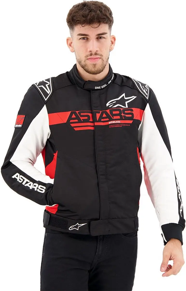 Alpinestars Monza-Sport Jas - Maat M - Zwart/Rood/Wit