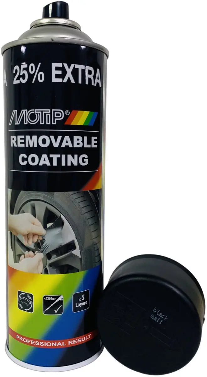 Motip Removable Coating 04301 - 500ml - Mat - Meerkleurig