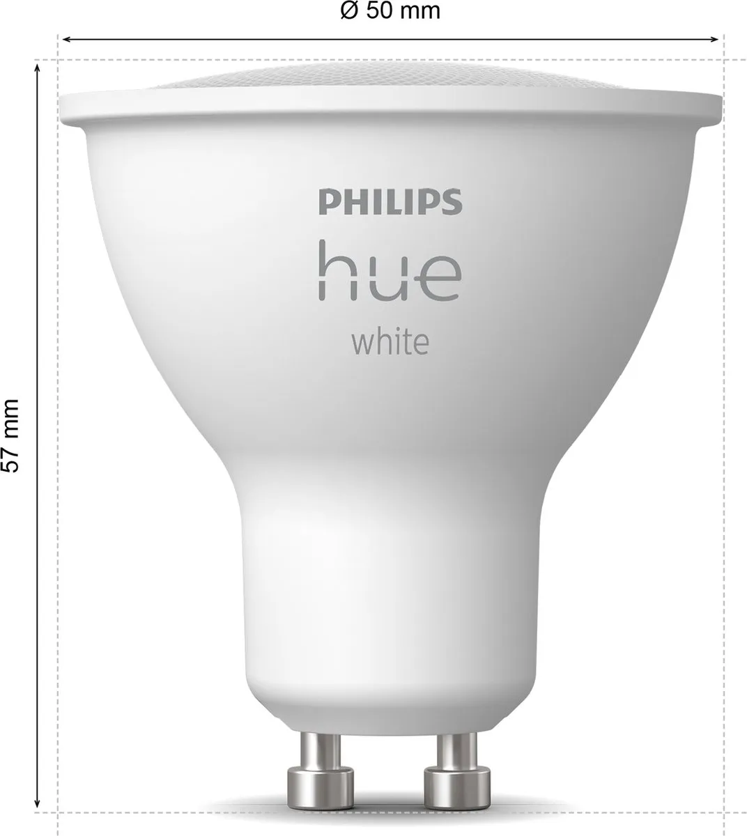 Philips Hue Kylis Wandlamp Buiten Zwart - GU10 Warmwit