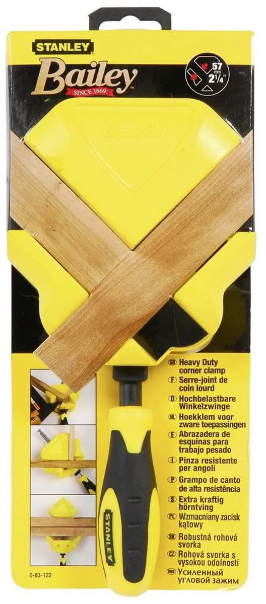 Stanley Heavy Duty Hoekklem 0-83-122 - Geel