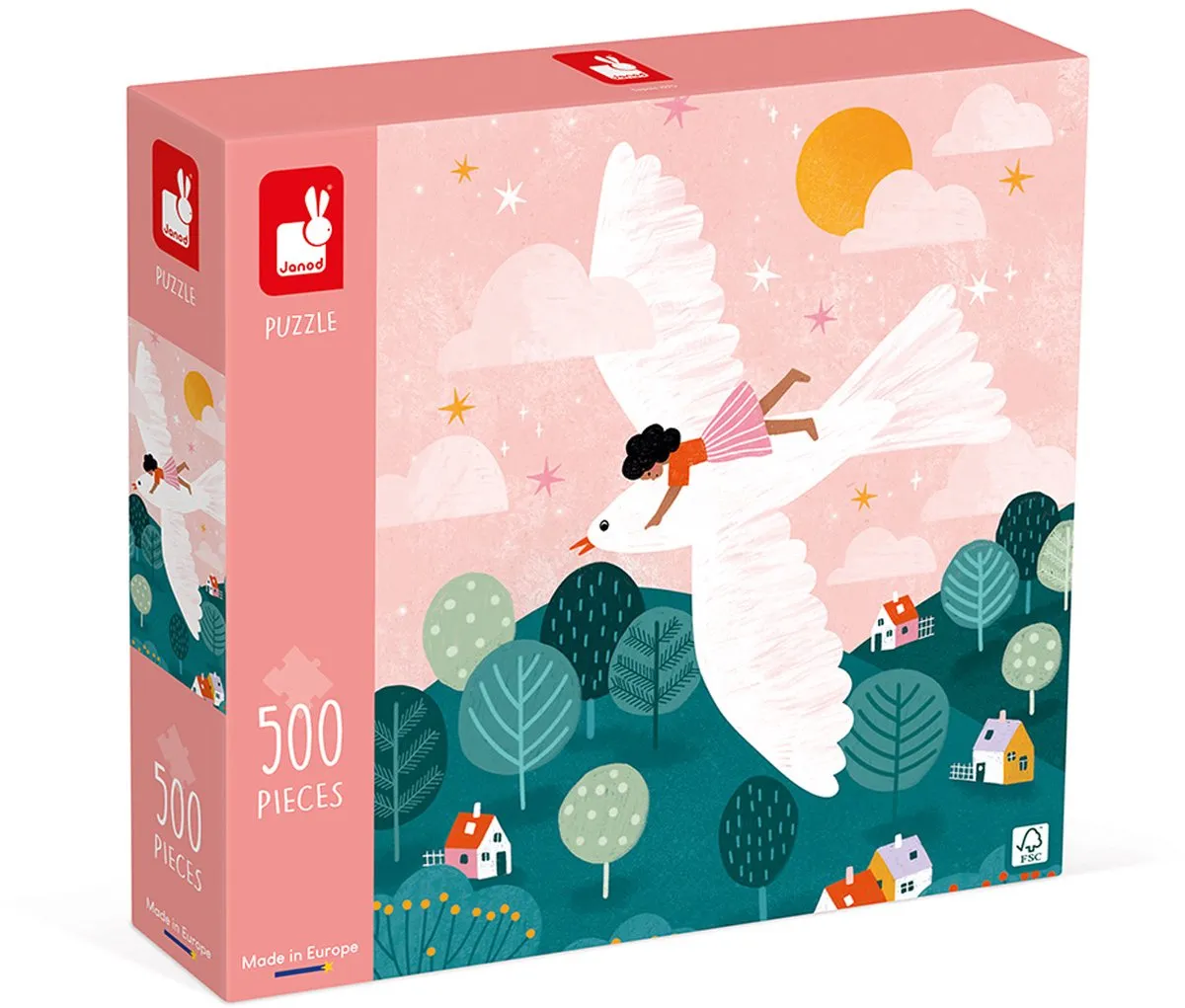 Janod Kidult Puzzel Witte Duif 500 Stuks - 8+