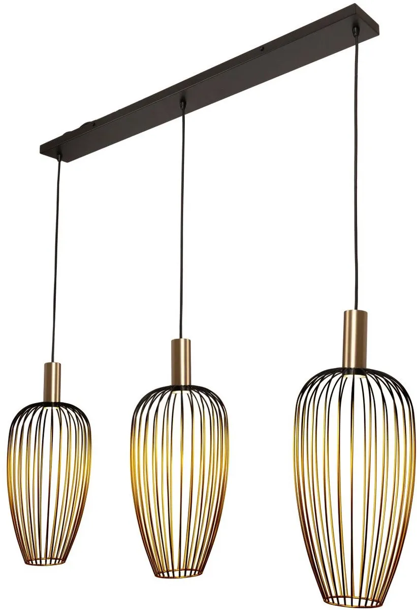 Lucide Aurélie Hanglamp 3xGU10 22cm - Goud
