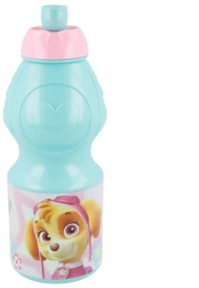 PAW Patrol Waterfles 400ml - Blauw/Roze
