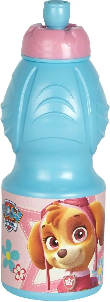 PAW Patrol Waterfles 400ml - Blauw/Roze