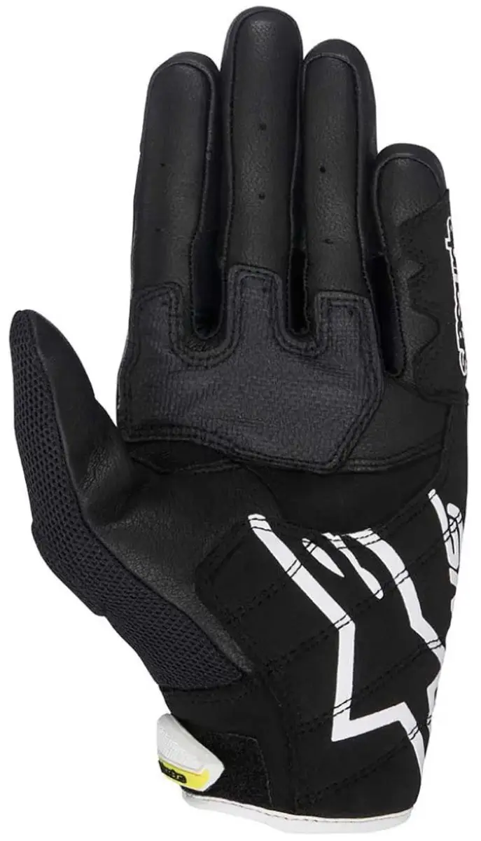 Alpinestars SMX-2 Air Carbon V2 Handschoen - 2XL - Zwart/Wit/Geel