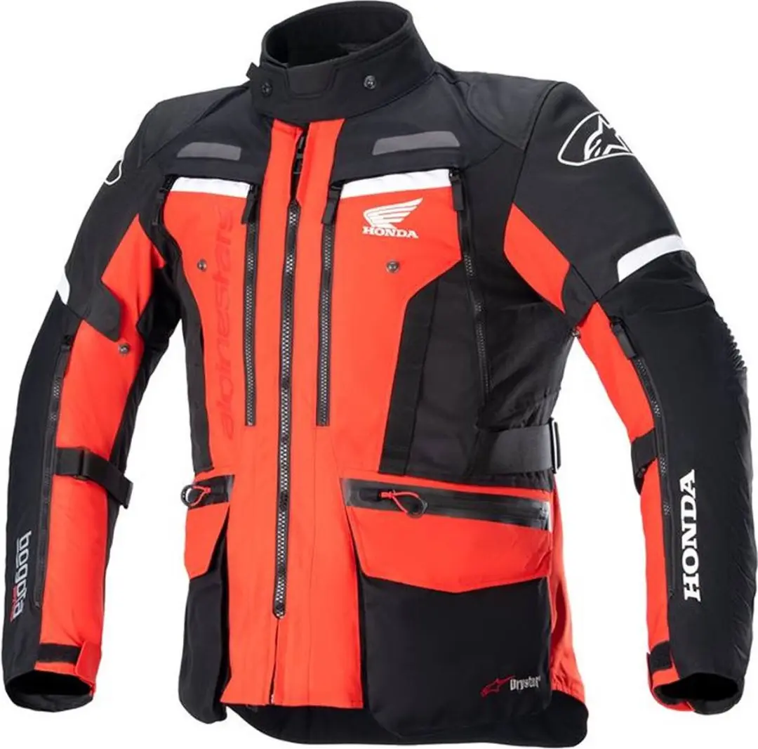 Alpinestars Honda Bogota Pro Drystar Jas - Helderrood/Zwart