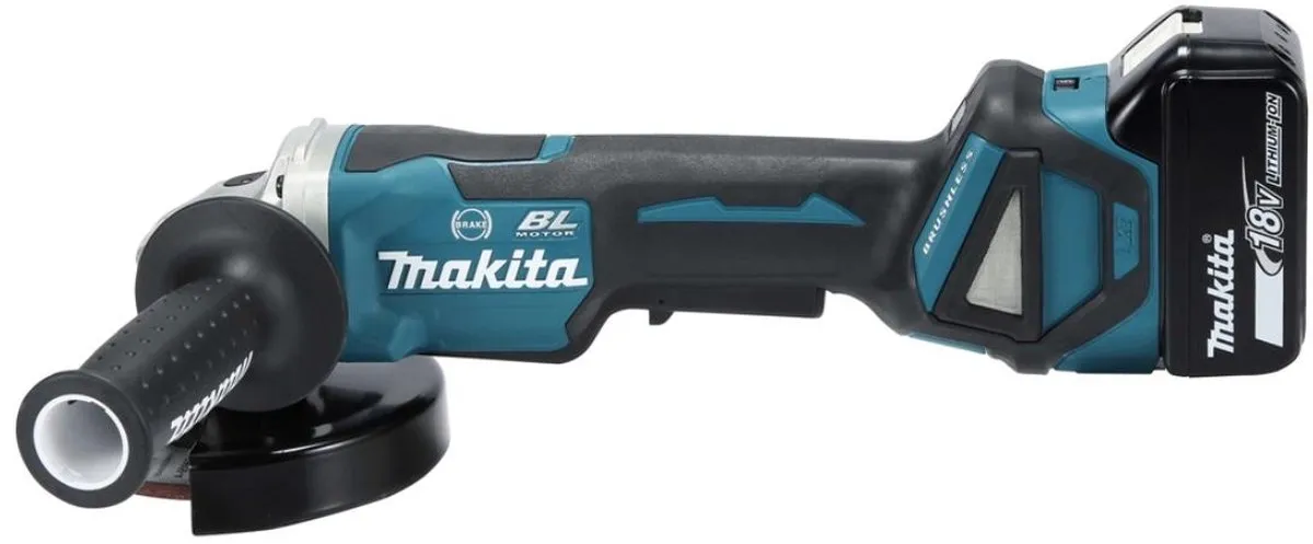 Makita DGA517RTJ Accu-haakse slijpmachine 125mm - 2x Accu