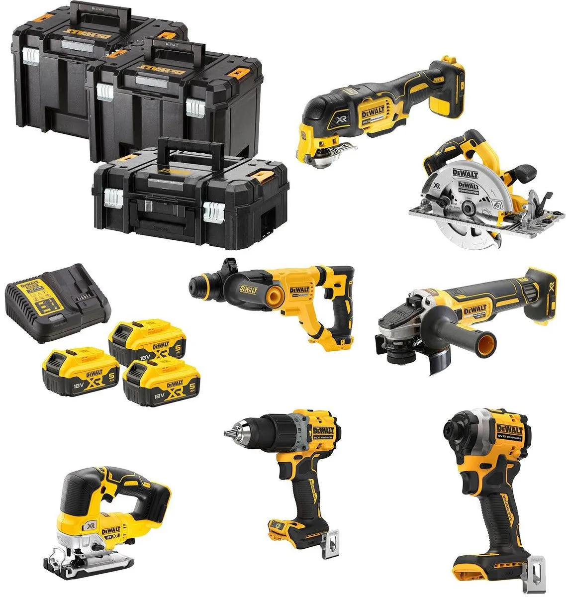 DeWalt DCK706P3T Accu Combiset 18V XR 5.0Ah
