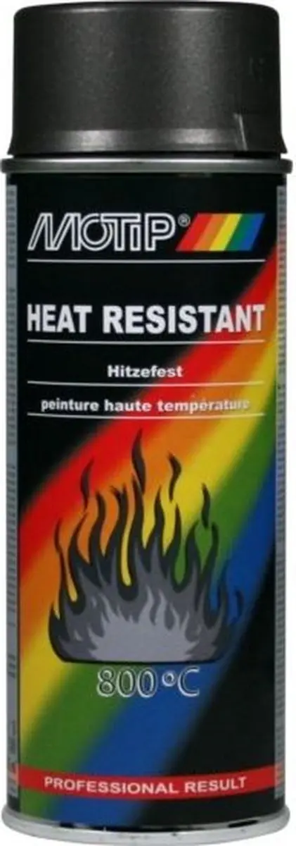 MOTIP Hittebestendige Lak 04037 - Antraciet - 400 ml - afbeelding 6 van 6