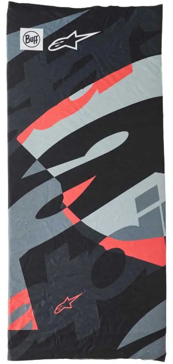Alpinestars Buff Mogress Hoofdeksel - Rood/Grijs/Zwart
